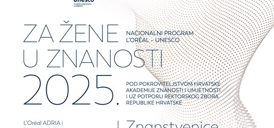 Natječaj za Nacionalni program L'Oréal-UNESCO „Za žene u znanosti“ 2025.